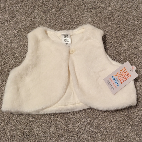 3 For $12 White Vest for Baby - Picture 2 of 3
